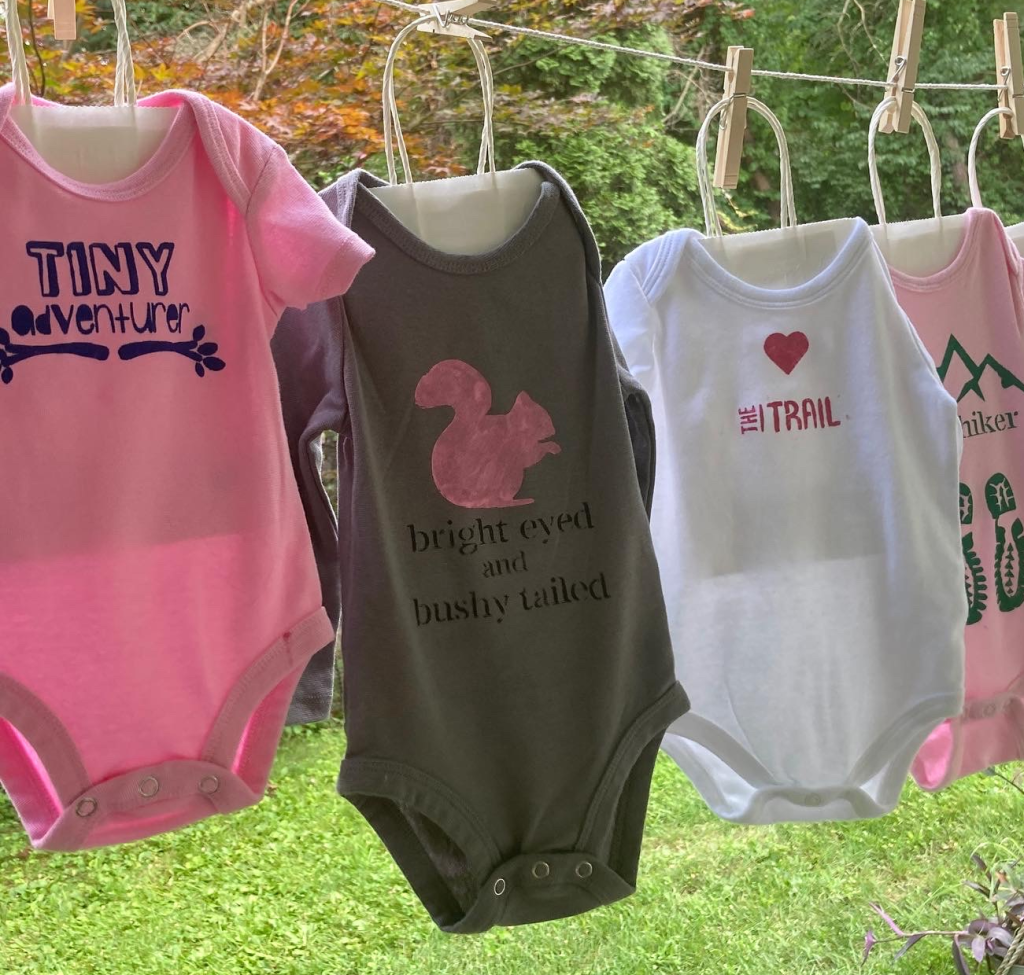 Baby shower onesie decorating that is guaranteed to look good – Mostly  Minted